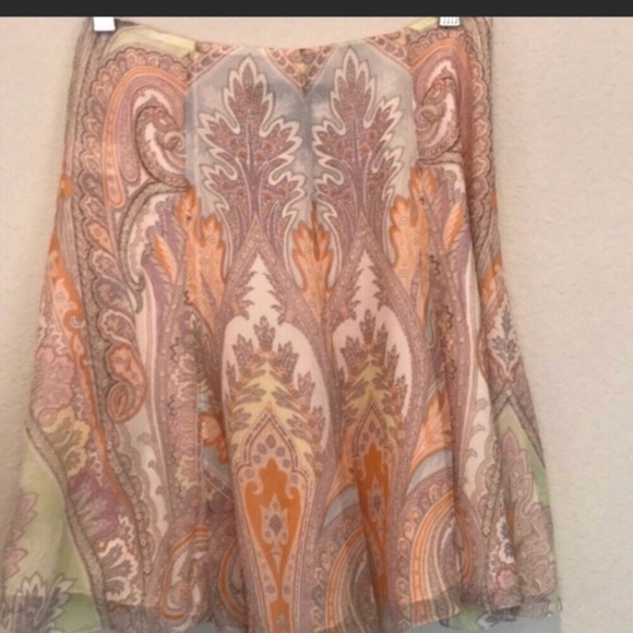 🍬ANN KLEIN PETITE🍬FAIRY PRINCESS SILK SKIRT🍬 - Picture 2 of 4